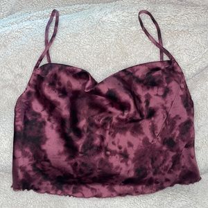 Urban Outfitters Tie Dye Purple Tank Top